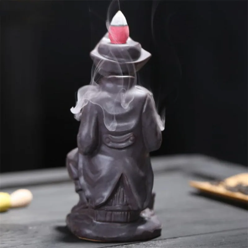 Керамическая курильница в виде черепа для мужчин креативная подставка