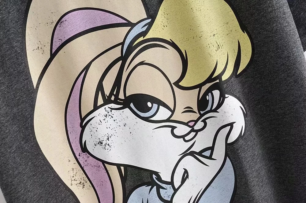 Lola Bunny 2019 модная футболка женская одежда графическая рубашка с принтом милые
