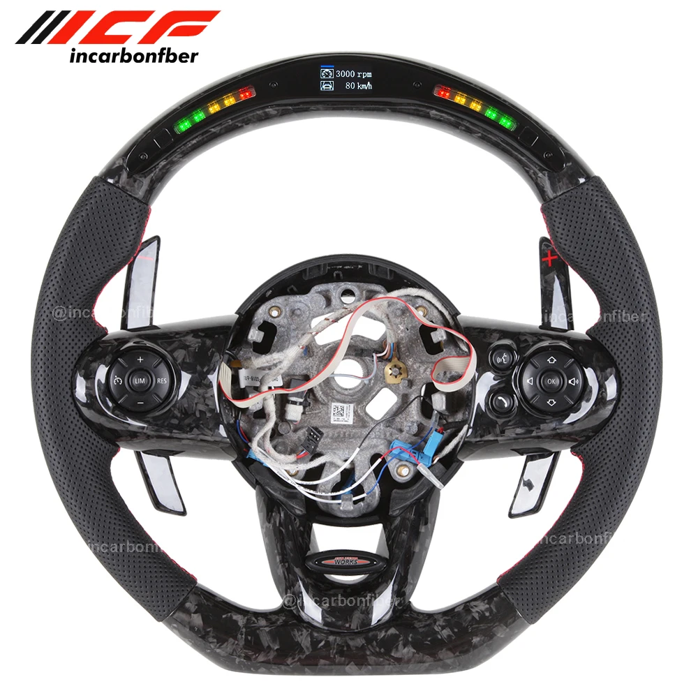 

Carbon Fiber LED Steering Wheel for Mini