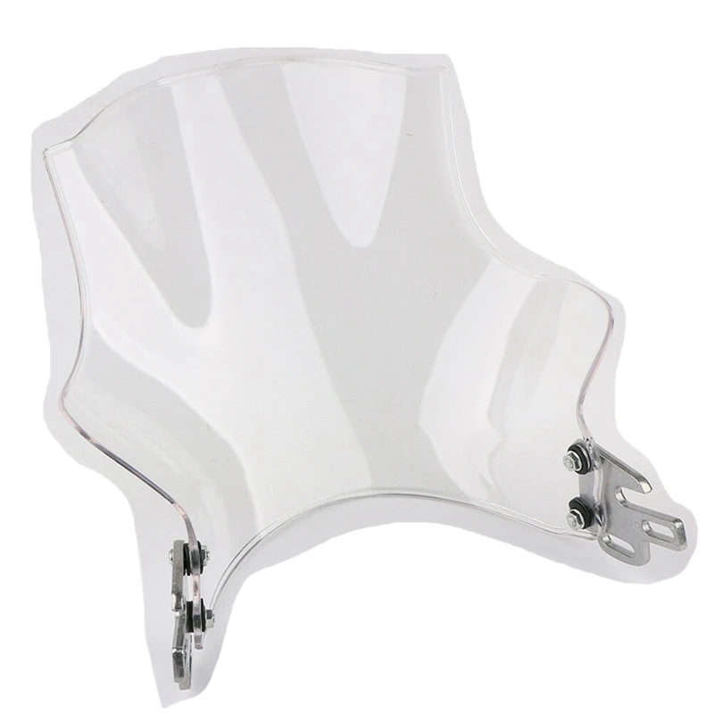 Топ!-мотоциклетное белое лобовое стекло круглые фонари ветровое для уличного