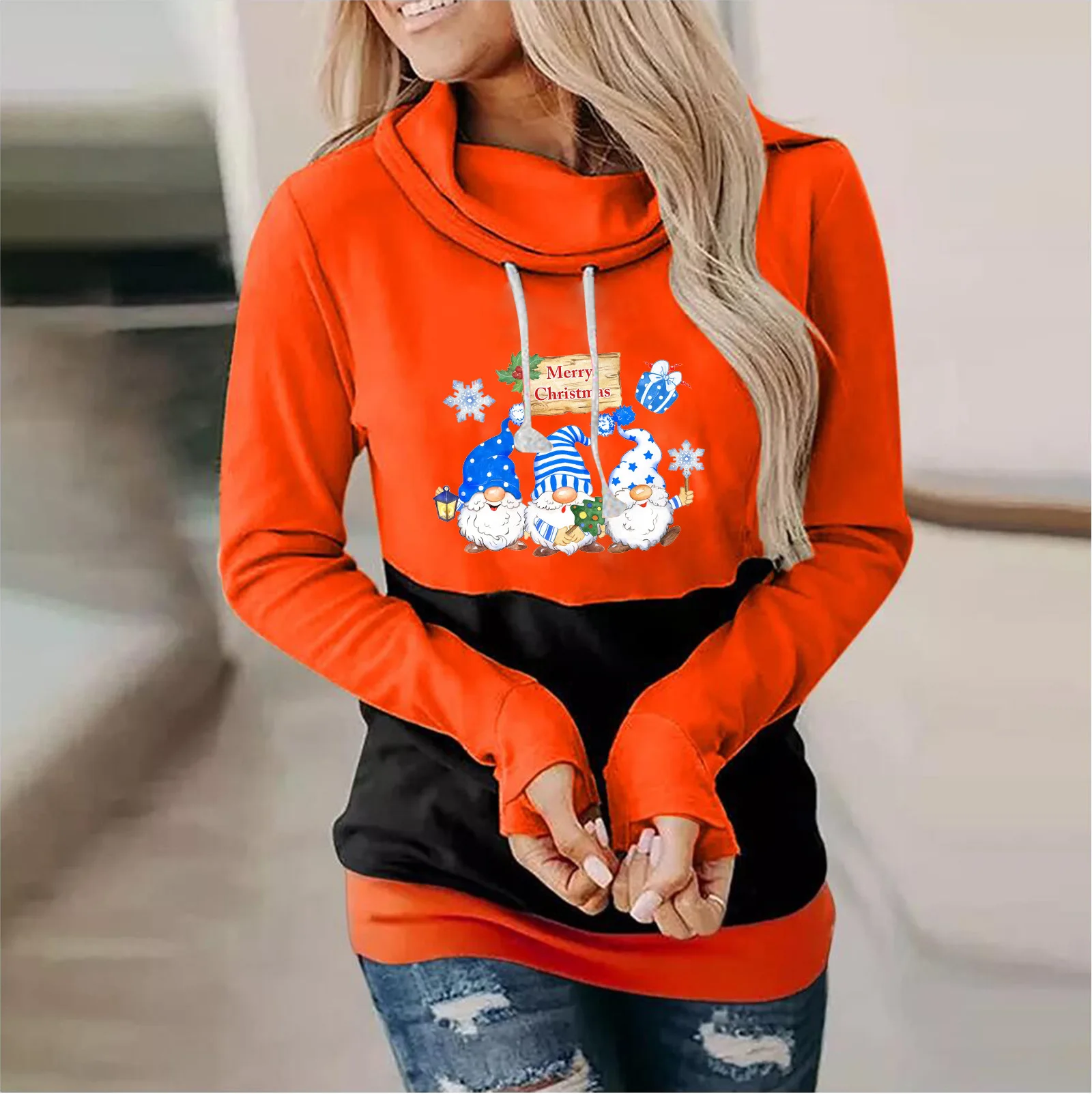 

Treetwear Hoodies Women Sweatshirt Autumn Long Sleeve Hoodies Harajuku Hoodie Cute Print Sweatshirt Women Sudadera Mujer