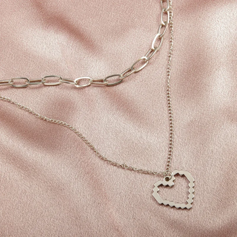 

Necklace for Women Multilayer Heart Pendant Necklacens Jewelry Wholesale