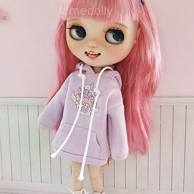 Милая фиолетовая Толстовка для Blyth Licca кукла Azone аксессуары одежды 1 шт.|Куклы| |