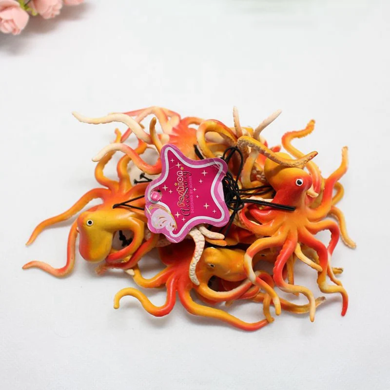 

Novelty Realistic Rubber Animals Octopus Rubber Animal Toys For Children Gifts