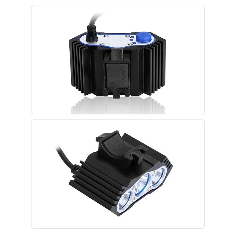 

DC Interface Lighting T6 Bicycle Light 8800MAh Battery Pack Charger Waterproof Bike Front Light Front Light EU Plug