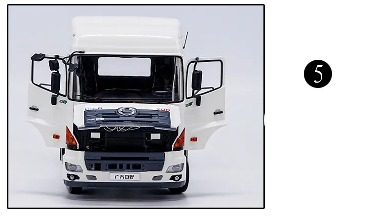 Высокое качество 1:24 GAC Hino 700 модель из цинкового сплава, коллекционный и подарочный металлический моделирование Инженерная модель автомобиля