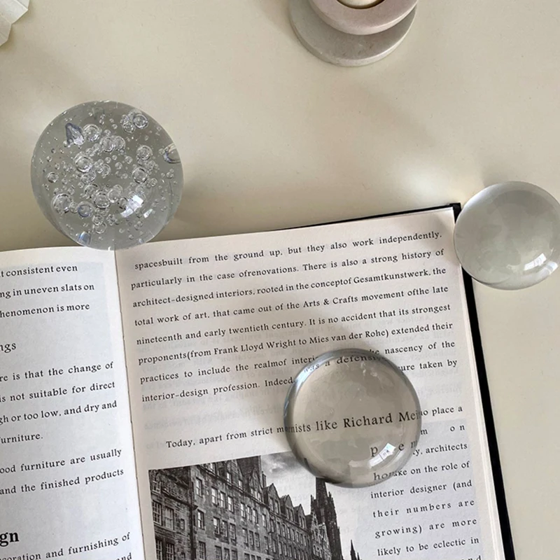 Хрустальный декоративный шар из скандинавского стекла пресс-папье канцелярские