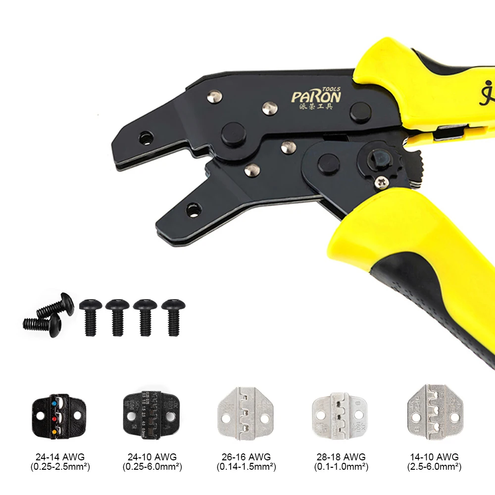 

Wire Crimpers Multifunctional Engineering Ratcheting Terminal Crimping Pliers Wire Strippers Bootlace Ferrule Crimper Tool Kit