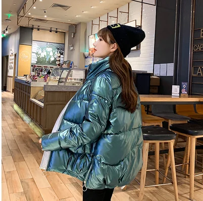 

Winter women's fashion loose stand-up collar fashion padded jacket down padded jacket padded jacket women's Korean short jacket