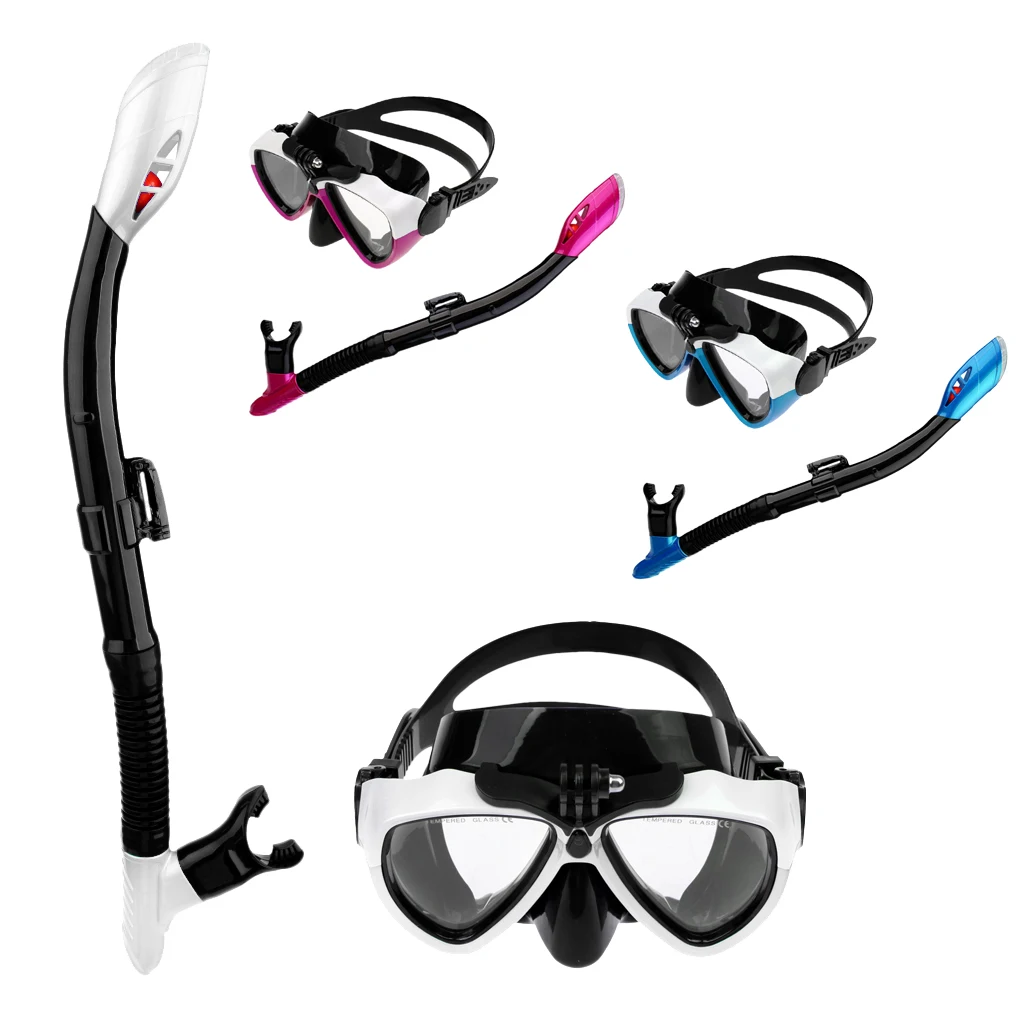 Маска для дайвинга с аквалангом из закаленного стекла взрослых Набор масок