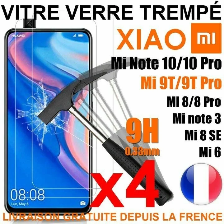 

Protective glass For Xiaomi 11 10t Pro 9t / 9lite / 8 / A3 / 9 / 8 / SE / 5x film tempered glass