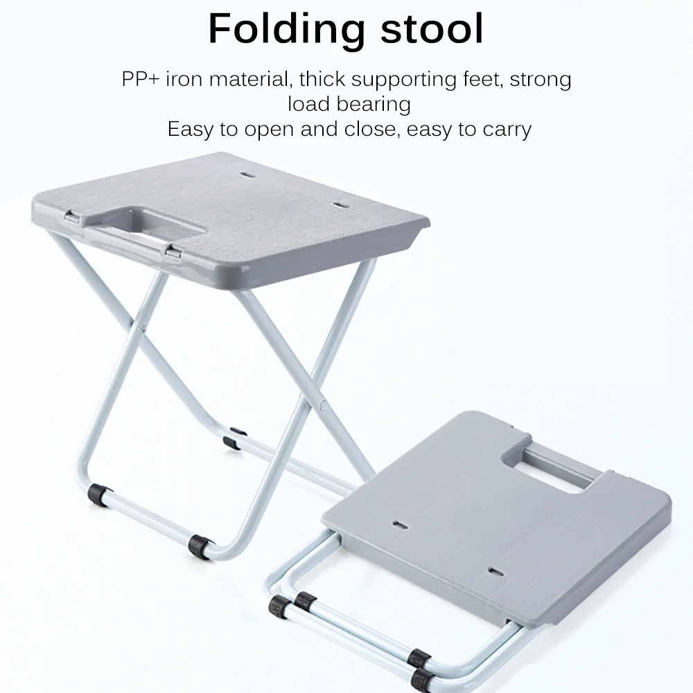 Современный складной стул портативный для взрослых пластиковый Маленький