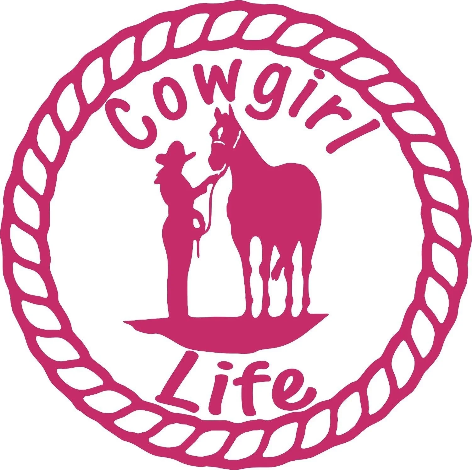 Для Cowgirl Life лошадь веревка Родео сельскохозяйственный автомобиль грузовик