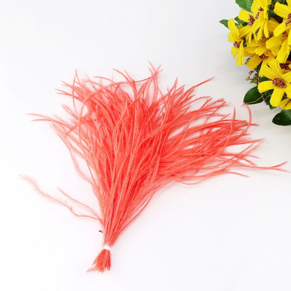 10-15 cm/4-6 inches Ostrich Feather DIY Jewelry Earring Decorative Accessory Fluffy Dyed Various Plumes 100 pcs/1 Bunch | Дом и сад