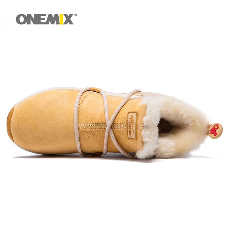 ONEMIX/мужские зимние ботинки теплые женские кроссовки удобная походная обувь