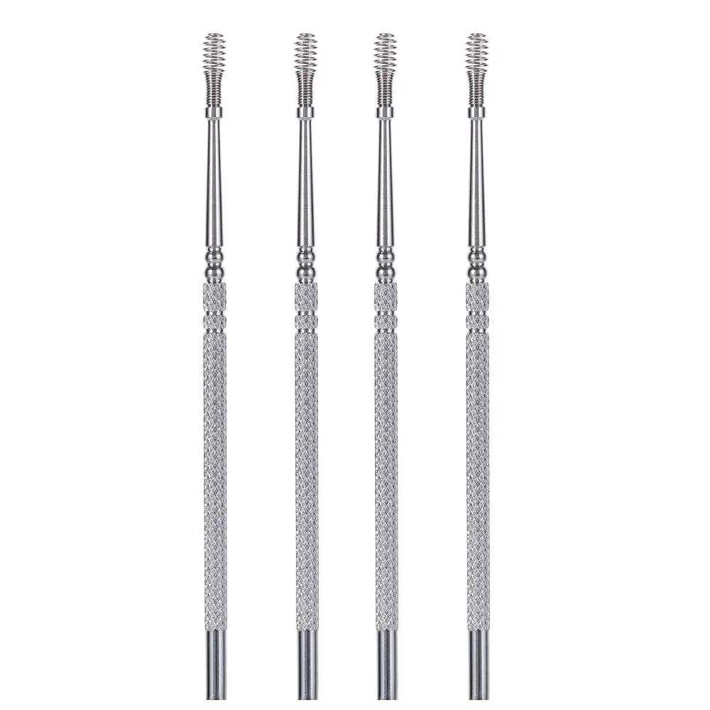 

Portable Stainless Steel Cleaning Tools Stick Ear Wax Remove Tool Spring Ear Picker Curette Wax Remover