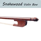 Смычок для скрипки Snakewood 44, смычок для скрипки в стиле барокко с смычком из змеиной древесины