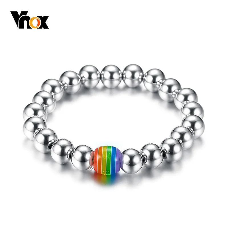 Мужские и женские браслеты из нержавеющей стали с бусинами|Плетеные браслеты| |