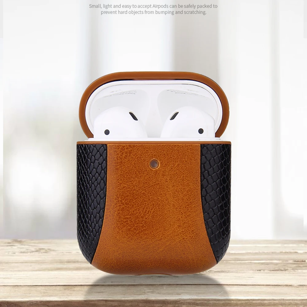 Чехол Air Pods 1-й 2-й универсальный чехол для наушников Bluetooth Airpods 1 2 кожаный Fundas |