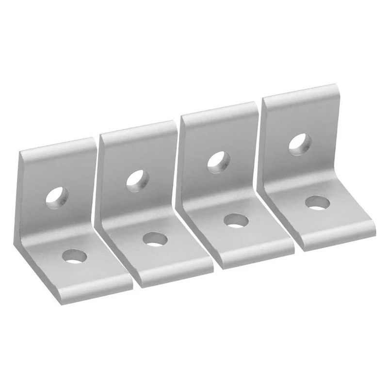 Угловой Кронштейн L соединительный угловой кронштейн для алюминиевого профиля 4