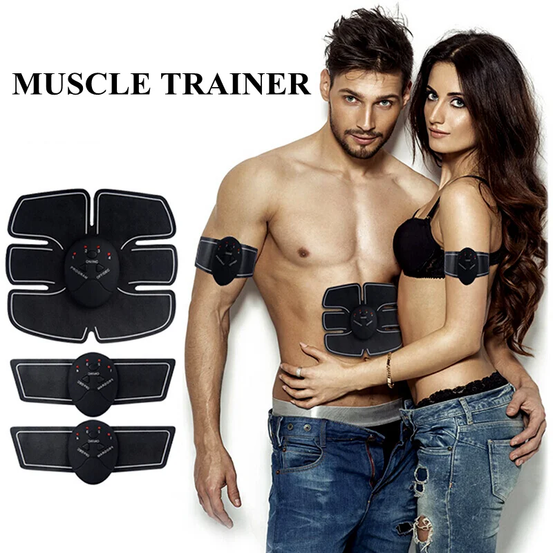 Мышцы электро abdos EMS ABS стимулятор тренажер брюшной мышцы Электрический аппарат тренировки фитнес-машина строительного тела