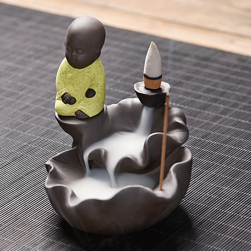 Цветная Песочная керамическая курильница для благовоний керамические украшения