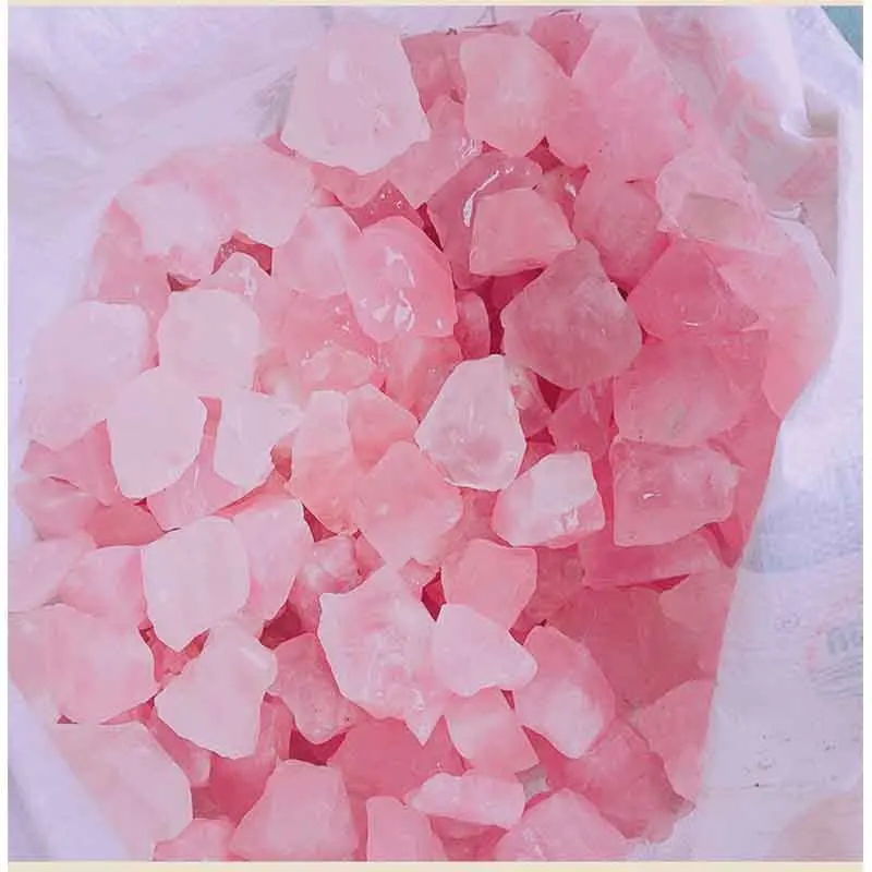 Розовый натуральный камень кристалл для поделок Cuarzo Пьедра кварц Минеральные