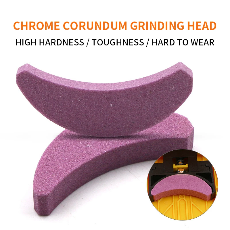 Точилка для зубцов цепной пилы точильный камень быстрой заточки Хромовый