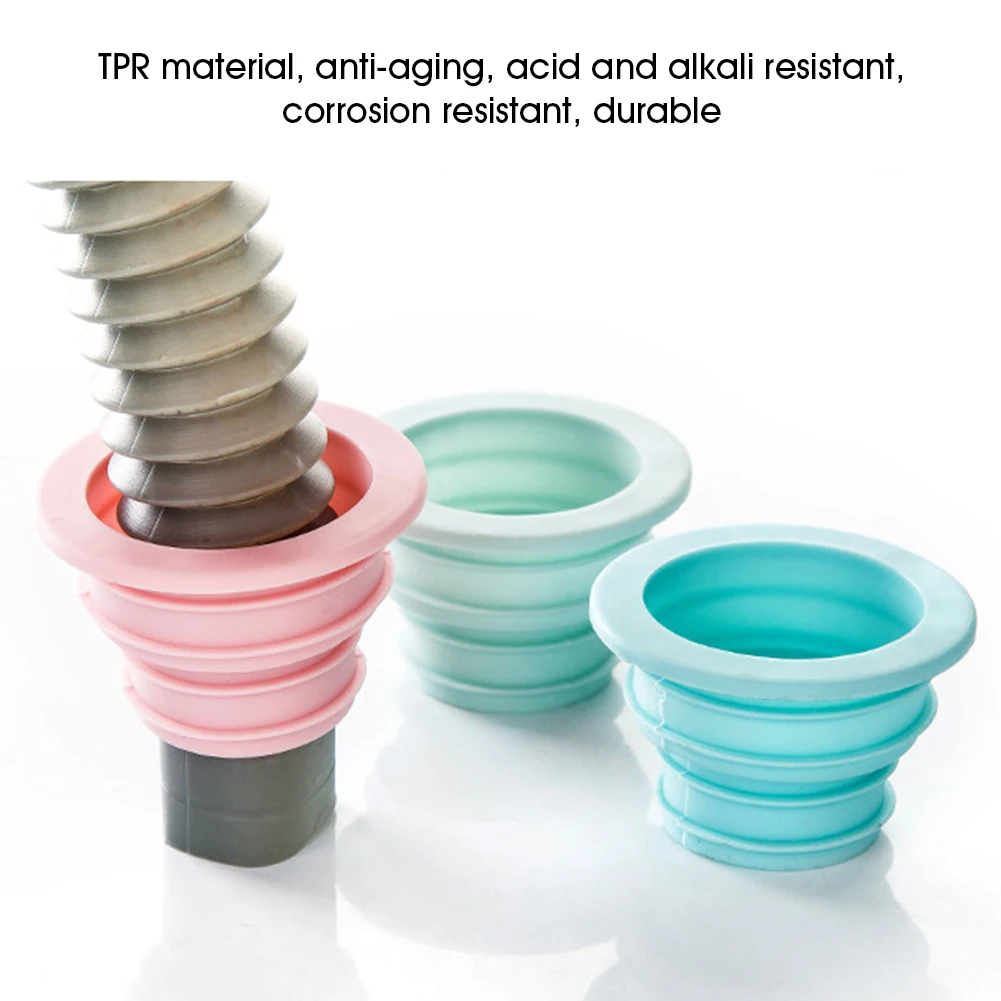 3 шт. Силиконовая пробка для ванной комнаты уплотнительное кольцо против запаха