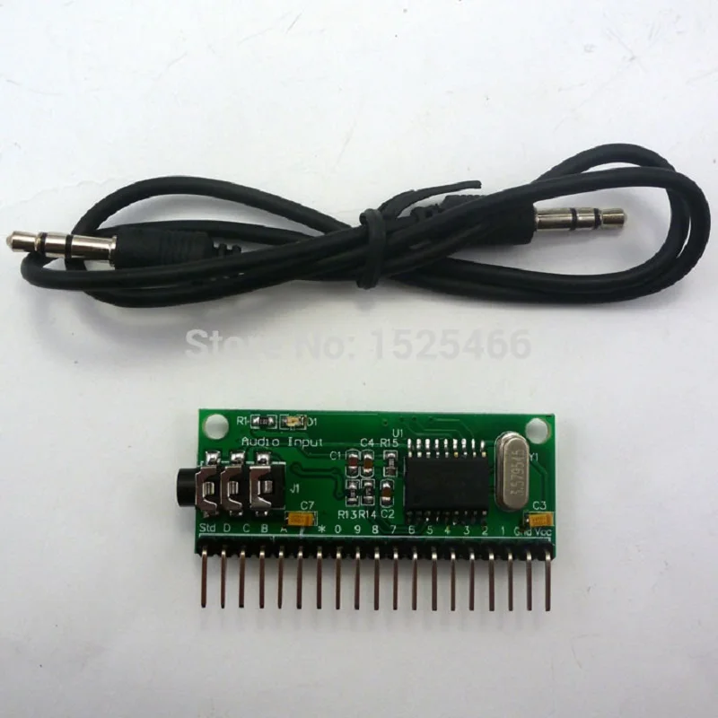 

Ce004 16 каналов Mt8870 Dtmf аудио декодер телефонный голосовой контроллер 01234567890Abcd Выход декодирования