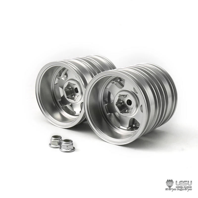 Metal LESU Rear Wheel Hub for 1/14 Dumper TAMIYA Model RC Tractor Truck DIY | Trucks