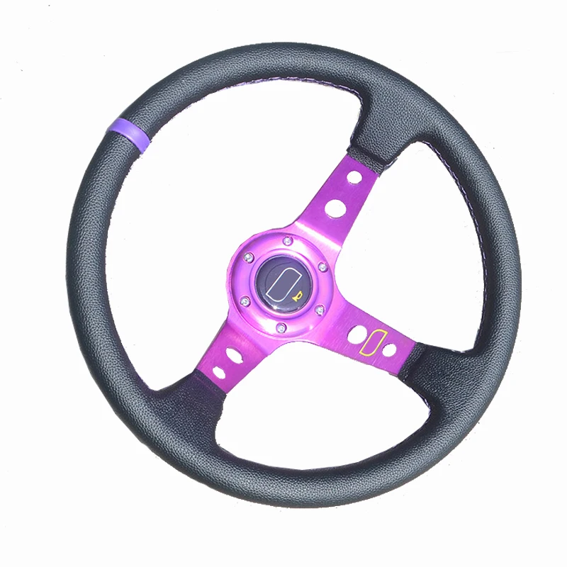 Автомобильный спорт гоночное рулевое колесо ГЛУБОКАЯ ТАРЕЛКА 90 мм Универсальный