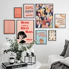 Женская Картина на холсте с изображением феминизма и силы, настенный художественный плакат, Подарочная картина для девушки, домашнее украшение для гостиной, рождественский подарок