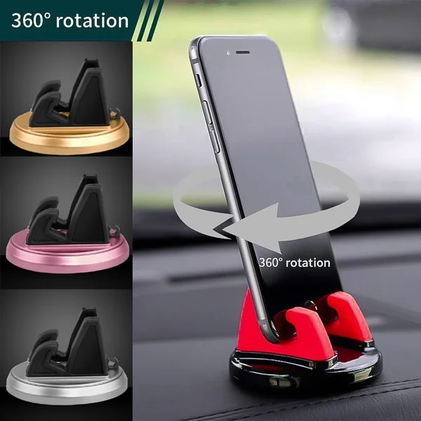 

360 Degree Rotate Car Cell Phone Holder Dashboard Sticking Universal Stand Mount GPS for Iphone Xiaomi Huawei Auto Accessories