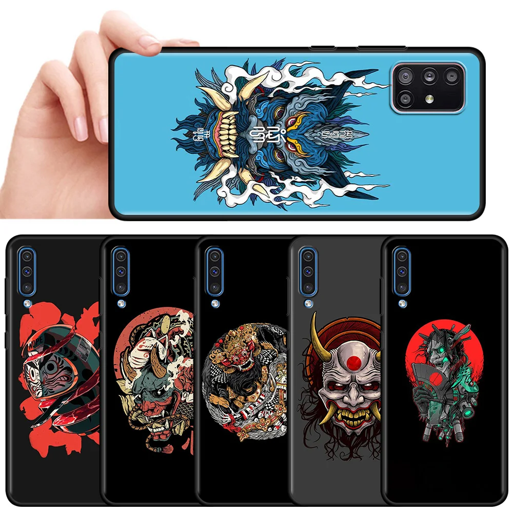 

Samurai Demon Cool Back Case for Samsung Galaxy A51 A21s A12 A71 A31 A52 A32 5G A02s A72 A41 A11 A51 A42 Phone Bag