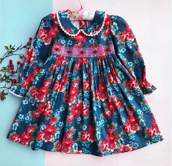 Новое модное осеннее платье со сборками для маленьких девочек принцессы в