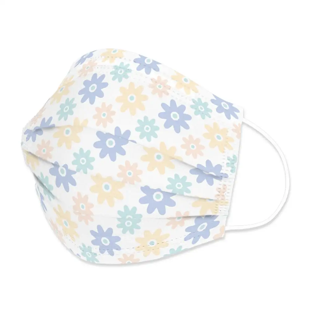 10 шт одноразовые маски для лица дышащие Индивидуальные клетчатые Цветочные