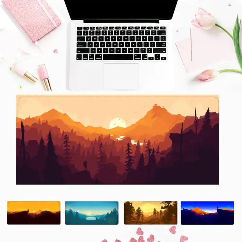 

Модный игровой коврик для мыши Firewatch, ПК, ноутбук, геймерский коврик для мыши, аниме нескользящий коврик, клавиатура, Настольный коврик для ...