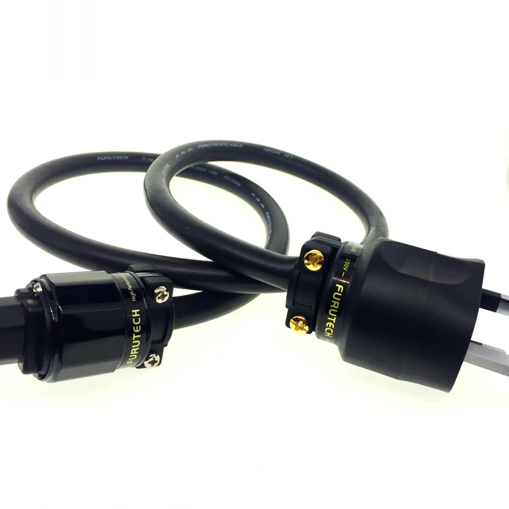 FURUTECH FP-314Ag Мощность кабель 13A UK FI-UK 1363 (R) нфс покрытого родием вилку сетевого кабеля