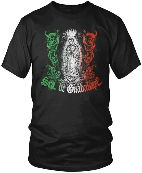 

Sra. de Guadalupe, Patron Saint of Mexico Men's T-shirt,