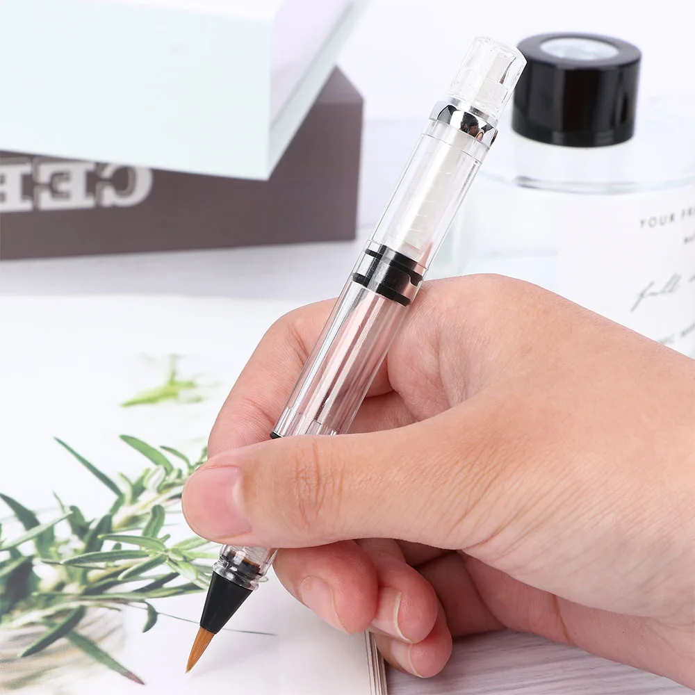 Ручка перьевая для каллиграфии 1 шт. Заполняемая кисточка сделай сам китайского