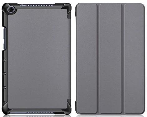 Чехол для huawei mediapad M5 Lite 8,0 JDN2-W09 JDN2-AL00 стоячая таблетница чехол для huawei mediapad m5 lite 8 дюймов Чехол+ пленка+ ручка - Цвет: PC-Gray