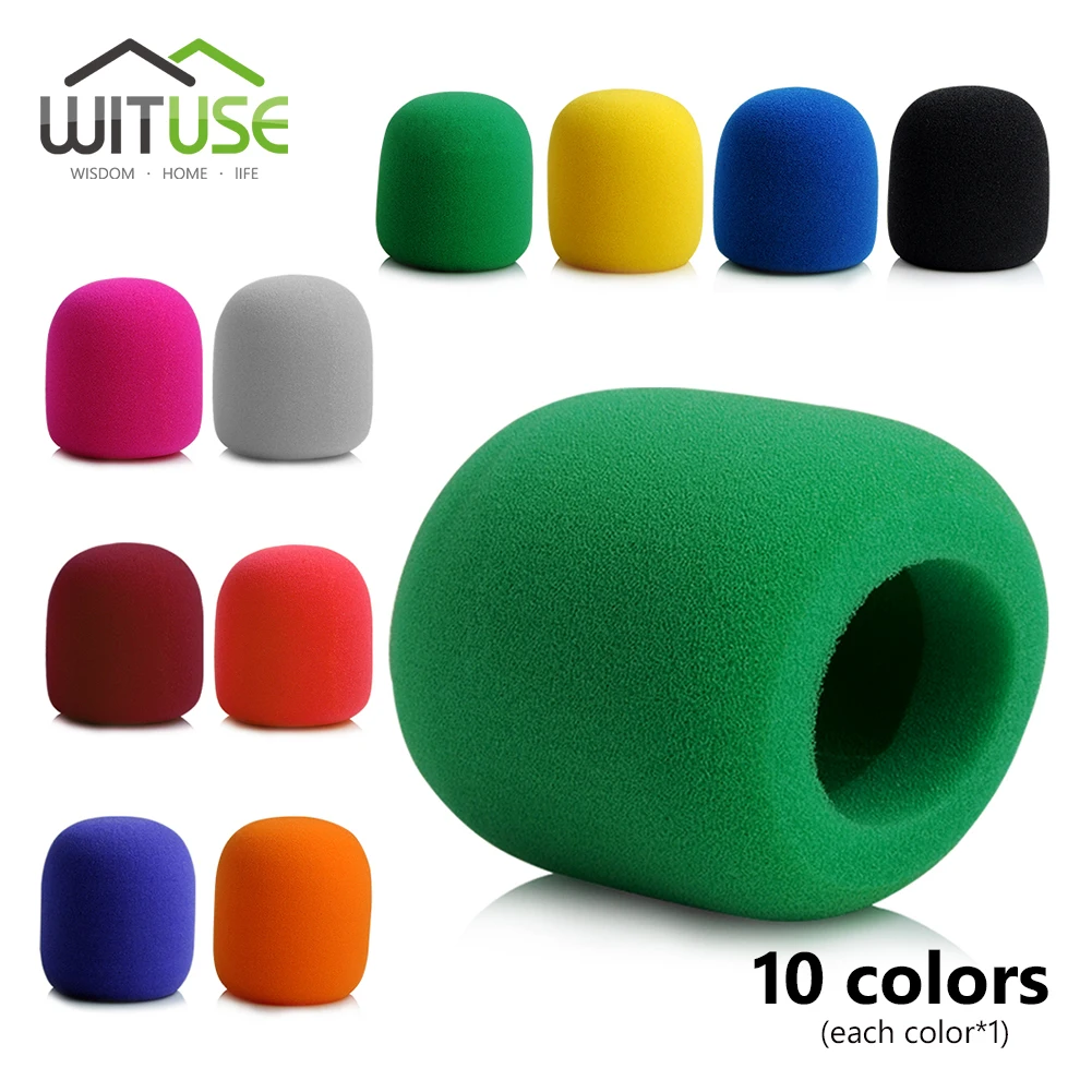 Ручной сценический Микрофон ветрового стекла пена чехол для микрофона караоке DJ