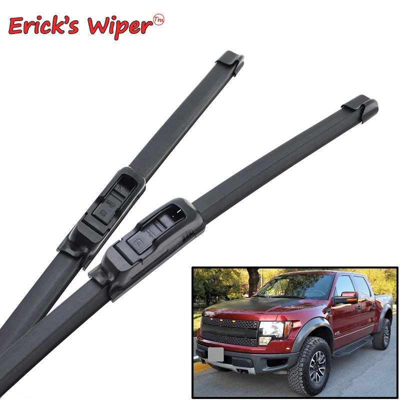 

Erick's Wiper LHD Front Wiper Blades For Ford F150 F-150 Raptor LOBO XL XLT 2013 - 2020 Windshield Windscreen Window 22"+22"