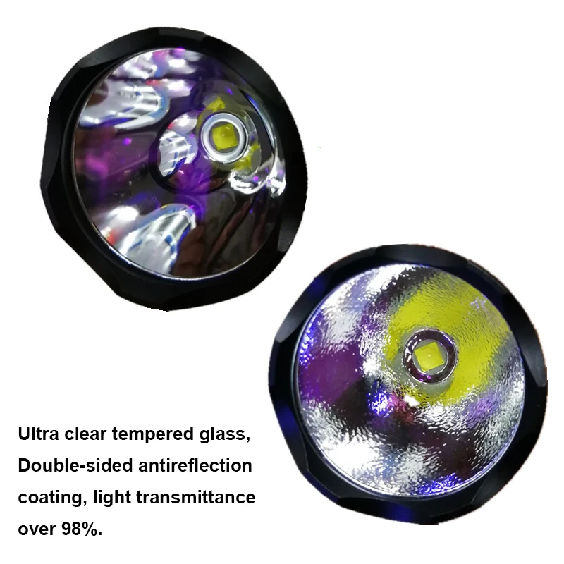 Фонасветильник C8 рабочий медный светодиодный модуль XHP50.2 12x7135 18650 А 2 группы