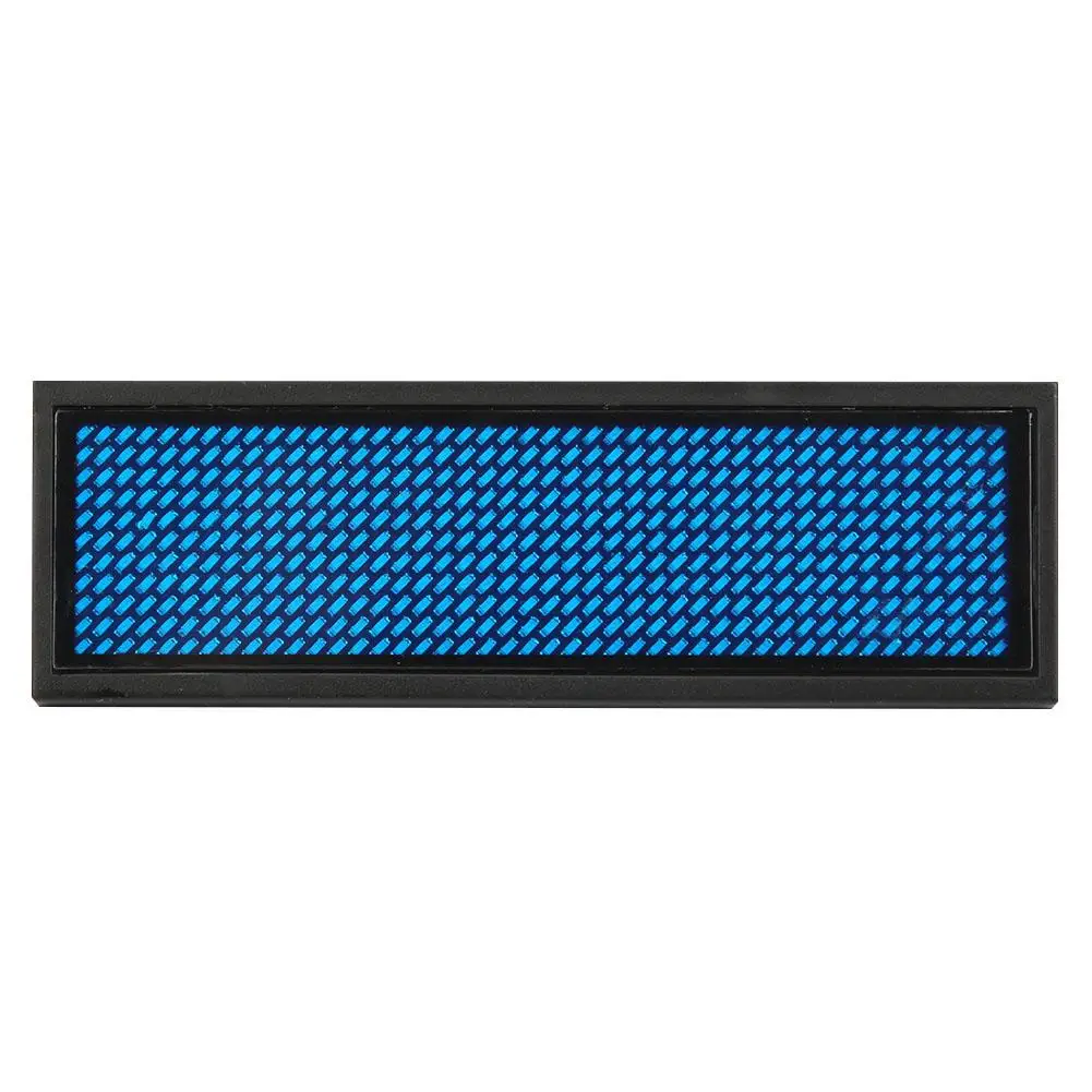 Мини светодиодный цифровой Дисплей Перезаряжаемые программируемые бейдж 15