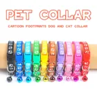 Милый Ошейник с колокольчиком для кошек, собак, ошейник с колокольчиком для питомца, ошейник с мультяшными изображениями медвежьих померанских собак, товары для кошек