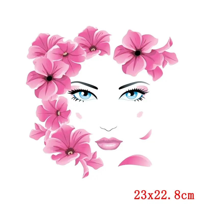 Симпатичные нашивки для девушек термоклейкие на одежду модная женская летняя