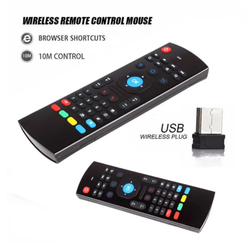 Беспроводная клавиатура для ТВ-приставки Android Tv Box X96 Mini Km9 A95x H96 Max Mx3 L с подсветкой