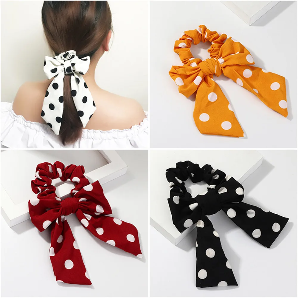 Корейские Простые Модные волнистые длинные и короткие резинки для волос модные